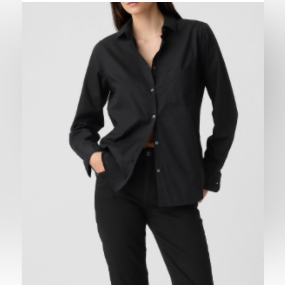 GAP Dress shirt Black Medium